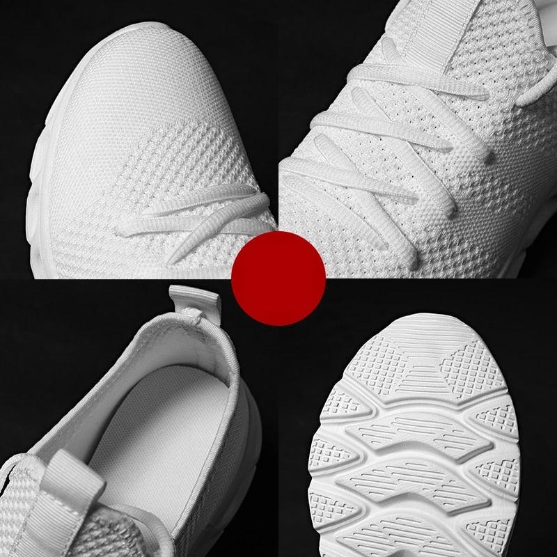 Light Mans Running Shoes Comfortable Breathable Men's Sneaker Casual Antiskid And Wear-Resistant Jogging Mens Sport Lace Up Low Top Jogging Man Athletic Sneakers Stevvex