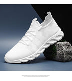 Light Mans Running Shoes Comfortable Breathable Men's Sneaker Casual Antiskid And Wear-Resistant Jogging Mens Sport Lace Up Low Top Jogging Man Athletic Sneakers Stevvex