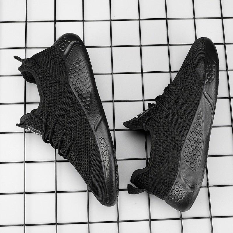 Light Running Comfortable Casual Men's Sneaker Breathable Non-slip Wear-resistant Outdoor Walking Men Sport Flat Breathable Summer Walking Beach Mesh Shoes Comfortable Mesh Athletic Sneakers Stevvex