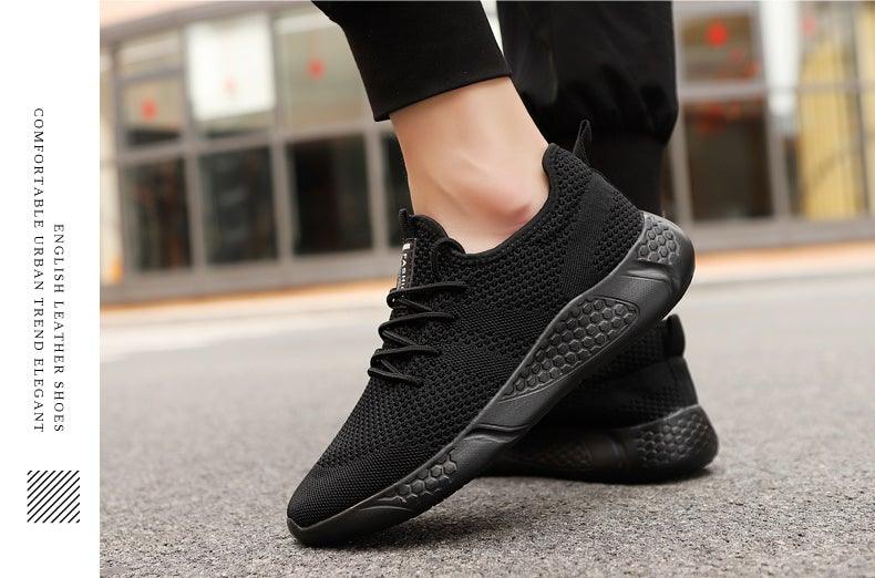 Light Running Comfortable Casual Men's Sneaker Breathable Non-slip Wear-resistant Outdoor Walking Men Sport Flat Breathable Summer Walking Beach Mesh Shoes Comfortable Mesh Athletic Sneakers Stevvex