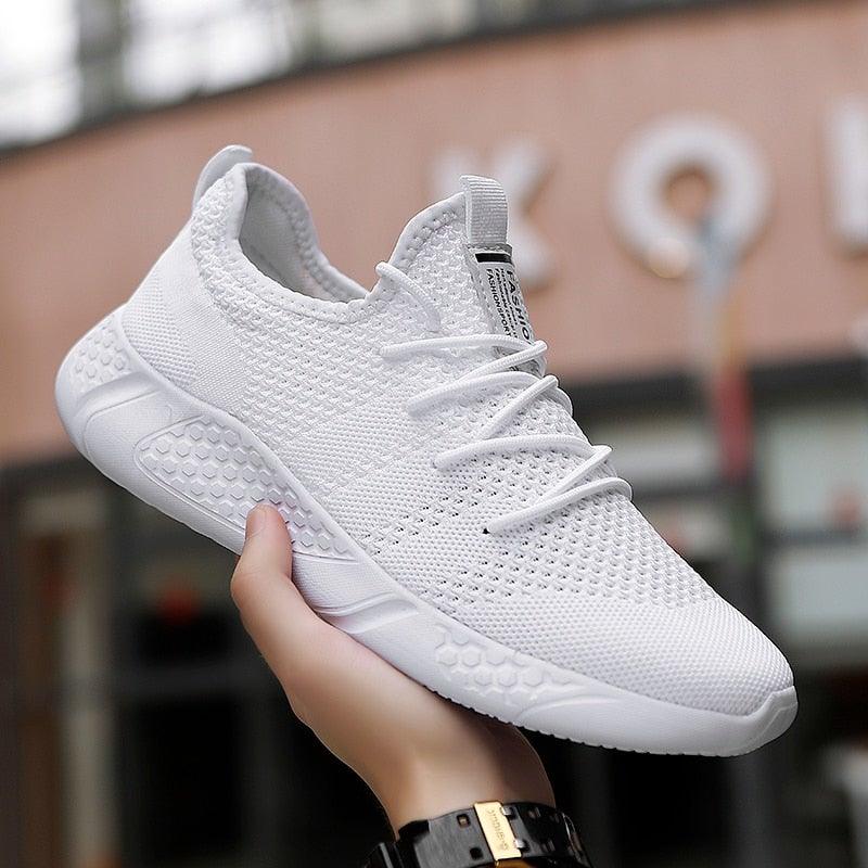 Light Running Comfortable Casual Men's Sneaker Breathable Non-slip Wear-resistant Outdoor Walking Men Sport Flat Breathable Summer Walking Beach Mesh Shoes Comfortable Mesh Athletic Sneakers Stevvex