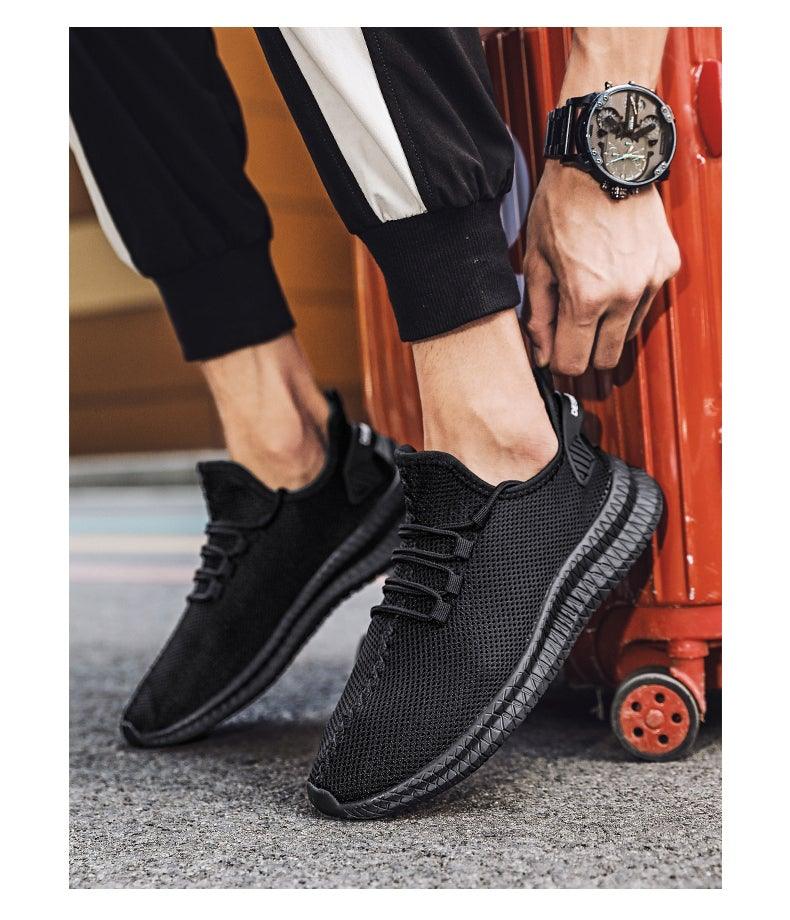 Light Running Comfortable Casual Men's Sneaker Breathable  Wear-Resistant Outdoor Walking Men Sport Non Slip Athletic Fashion Sneakers Mesh Workout Casual Sports Sneakers Stevvex