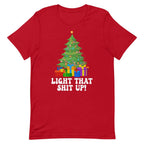 Light That Up Christmas Tree Tee
