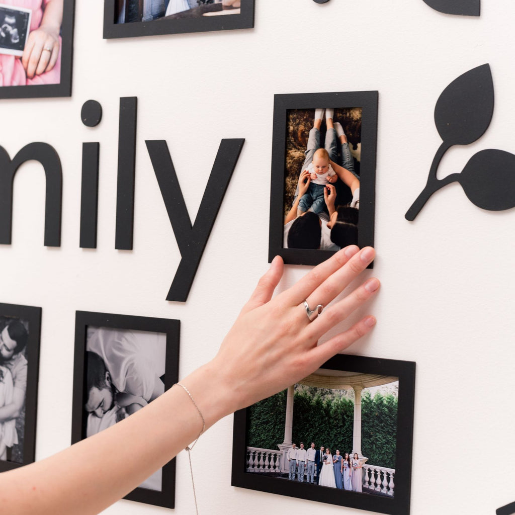 Wooden Led Family Tree - Black Ember - SJB-DIAMOND ELITES