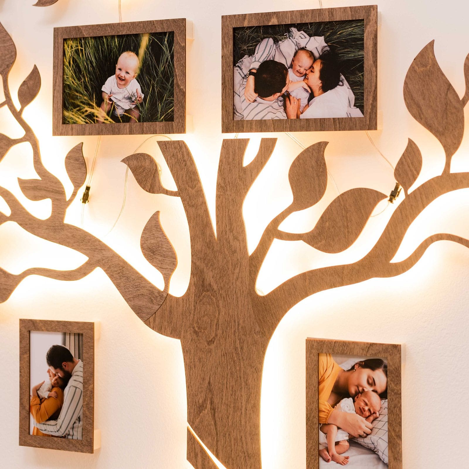 Wooden Led Family Tree - Nova - SJB-DIAMOND ELITES