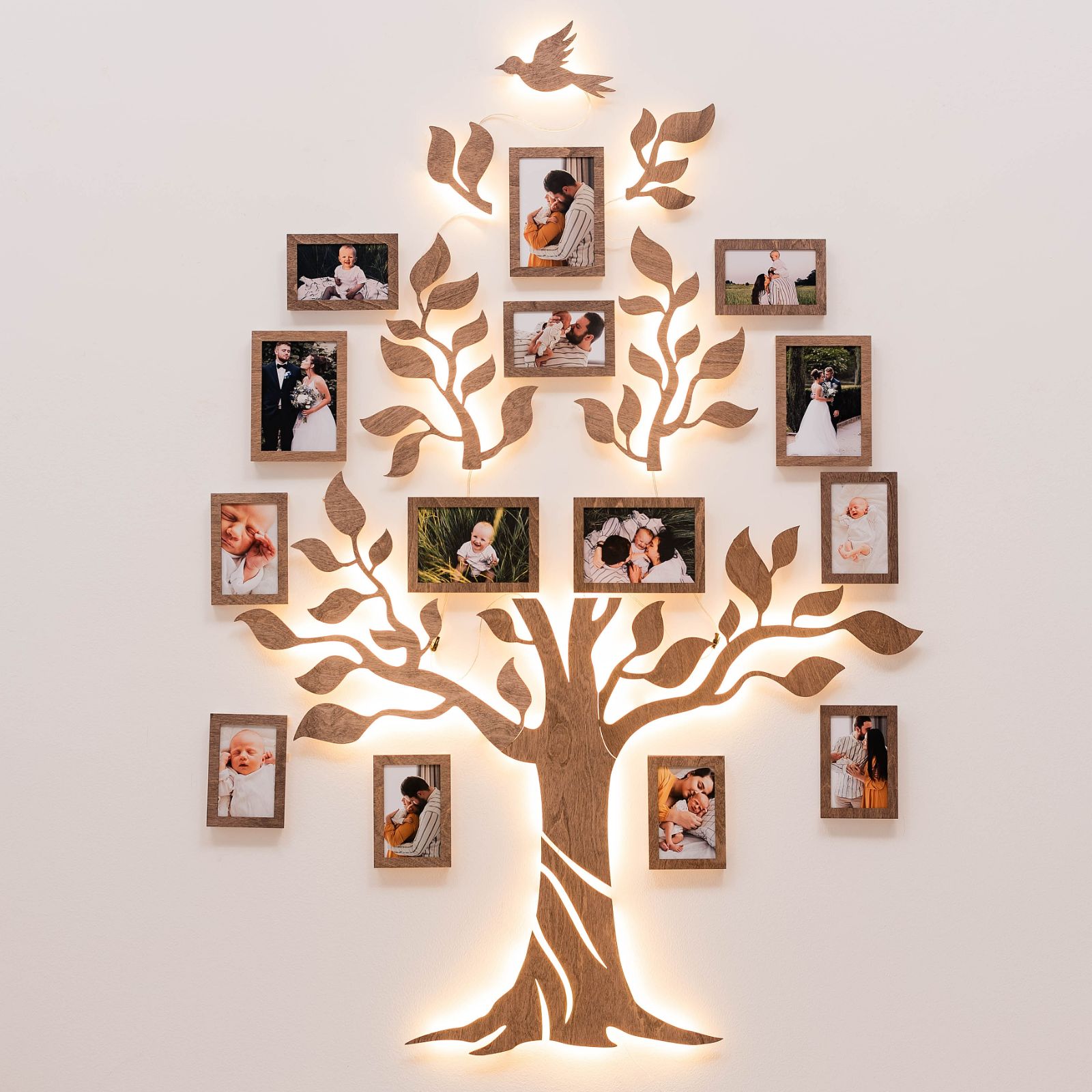 Wooden Led Family Tree - Nova - SJB-DIAMOND ELITES