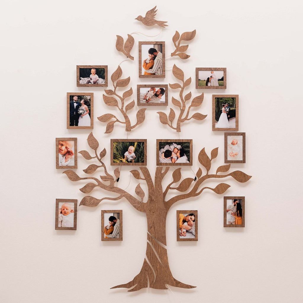 Wooden Led Family Tree - Nova - SJB-DIAMOND ELITES