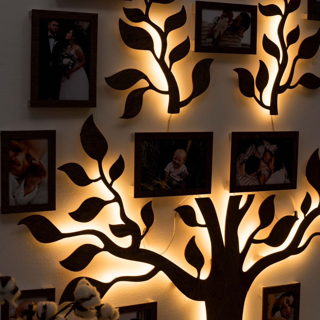 Wooden Led Family Tree - Nova - SJB-DIAMOND ELITES