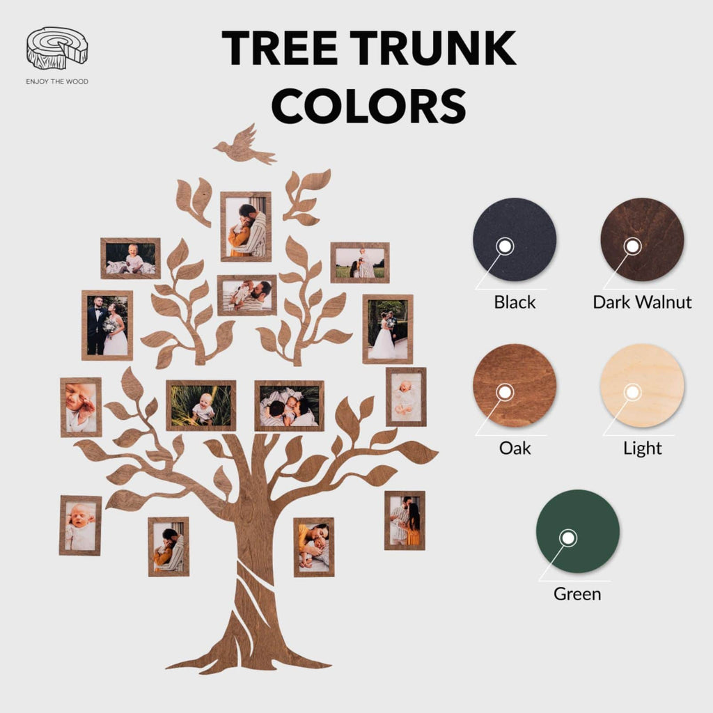 Wooden Led Family Tree - Nova - SJB-DIAMOND ELITES