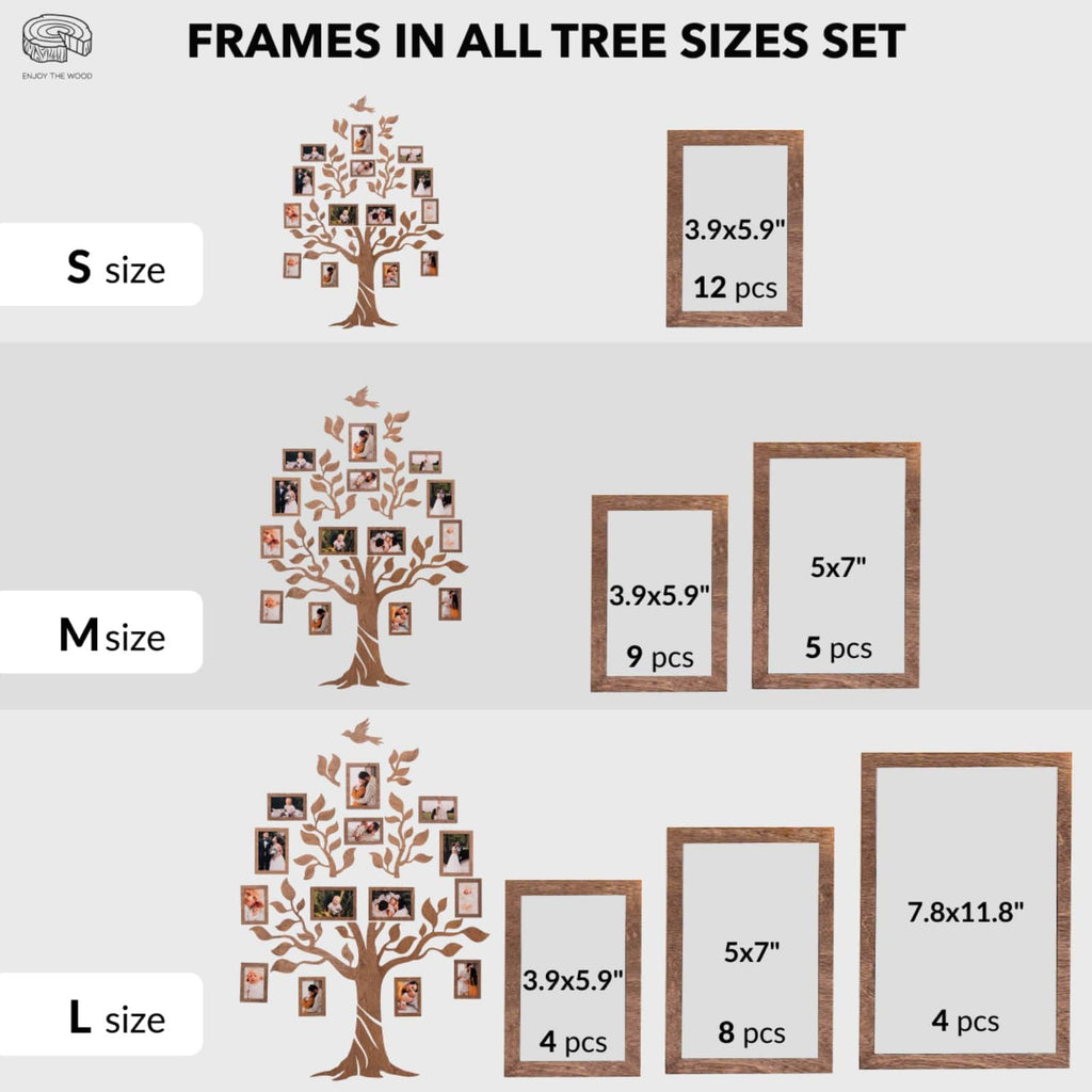 Wooden Led Family Tree - Nova - SJB-DIAMOND ELITES