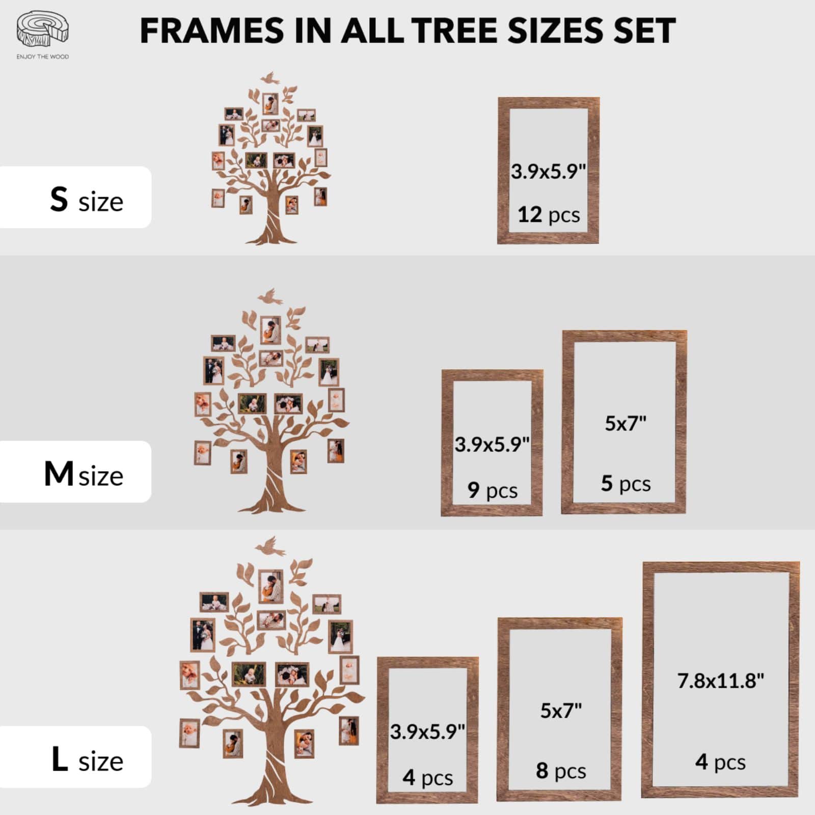Wooden Led Family Tree - Nova - SJB-DIAMOND ELITES