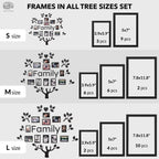 Wooden Led Family Tree - Black Ember - SJB-DIAMOND ELITES