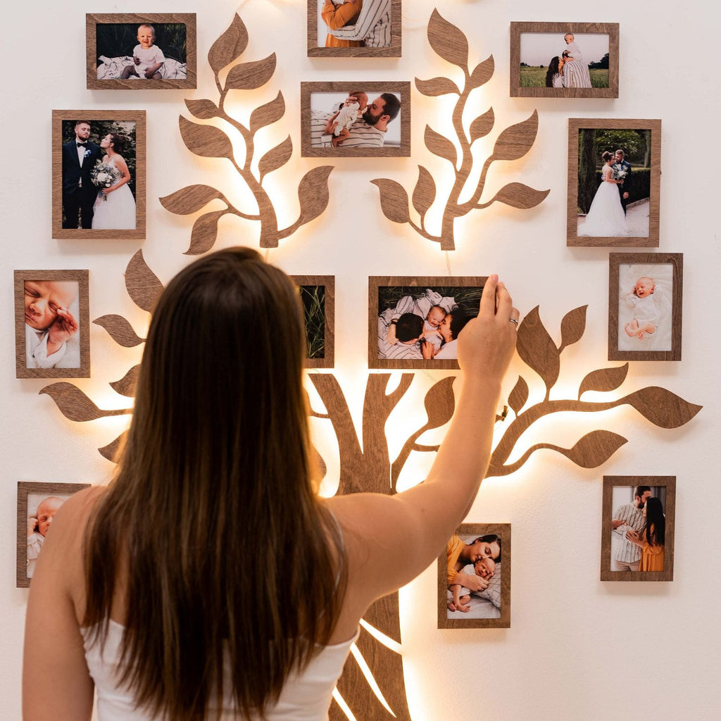 Wooden Led Family Tree - Nova - SJB-DIAMOND ELITES