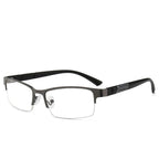 Lightweight Alloy Semi-Rimless Reading Glasses For  Men And Women With Quality Half Frame  Men Reading Glasses  For Men New Retro Eyewear