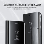 Lightweight Anti Peeping Magnetic Double-Sided Privacy Clear Back Metal Bumper Anti-Spy Phone Cases Cover for iPhone iPhone Smart Mirror Flip Case For iPhone 13 12 11 Pro XS Max XR Magnetic Stand Cover Stevvex