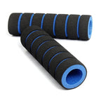 Lightweight Bike Handlebar Foam Sponge Cycling Anti-Shock Non-Slip Skid-Proof Handle Bar Grips Bike Foam Handlebar Cover Handle Bar Foam Soft Grips Sponge Non-Slip Handle Grips For Bike Racing Bicycle Motorcycle Stevvex