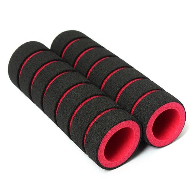 Lightweight Bike Handlebar Foam Sponge Cycling Anti-Shock Non-Slip Skid-Proof Handle Bar Grips Bike Foam Handlebar Cover Handle Bar Foam Soft Grips Sponge Non-Slip Handle Grips For Bike Racing Bicycle Motorcycle Stevvex