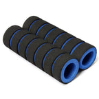 Lightweight Bike Handlebar Foam Sponge Cycling Anti-Shock Non-Slip Skid-Proof Handle Bar Grips Bike Foam Handlebar Cover Handle Bar Foam Soft Grips Sponge Non-Slip Handle Grips For Bike Racing Bicycle Motorcycle Stevvex