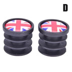 Lightweight Mini Bicycle National Flag Handlebar End Plugs For Mountain Road Bike Bicycle Grips Parts Protective Cover Handlebar Bar End Plugs Plastic Bike Handlebar End Caps For Road Bike Most Bicycle Stevvex