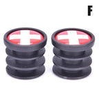 Lightweight Mini Bicycle National Flag Handlebar End Plugs For Mountain Road Bike Bicycle Grips Parts Protective Cover Handlebar Bar End Plugs Plastic Bike Handlebar End Caps For Road Bike Most Bicycle Stevvex
