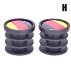 Lightweight Mini Bicycle National Flag Handlebar End Plugs For Mountain Road Bike Bicycle Grips Parts Protective Cover Handlebar Bar End Plugs Plastic Bike Handlebar End Caps For Road Bike Most Bicycle Stevvex
