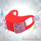 Lightweight Mini LED Silicone Bicycle Front Rear Light Waterproof Mountain Road Bike Cycling Headlight Tail Warning Lamp Silicone LED Bike Light Bike Headlight And Taillight Multi-Purpose Waterproof Bike Light For Cycling Stevvex