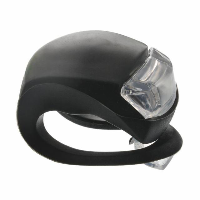 Lightweight Mini LED Silicone Bicycle Front Rear Light Waterproof Mountain Road Bike Cycling Headlight Tail Warning Lamp Silicone LED Bike Light Bike Headlight And Taillight Multi-Purpose Waterproof Bike Light For Cycling Stevvex
