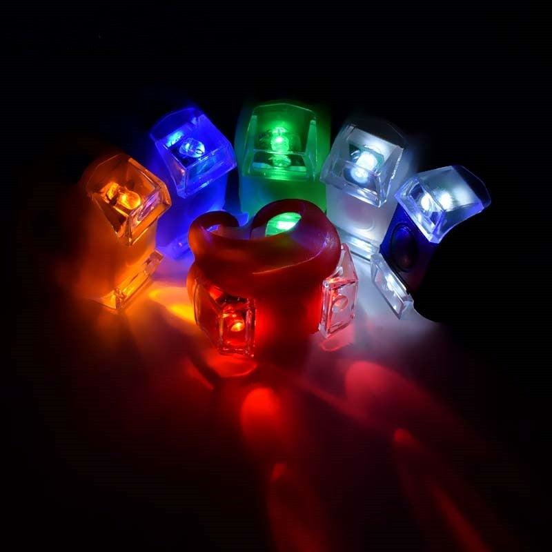 Lightweight Mini LED Silicone Bicycle Front Rear Light Waterproof Mountain Road Bike Cycling Headlight Tail Warning Lamp Silicone LED Bike Light Bike Headlight And Taillight Multi-Purpose Waterproof Bike Light For Cycling Stevvex