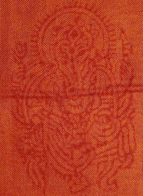 Om Symbol Printed Scarf Lightweight Boho Asian Motif