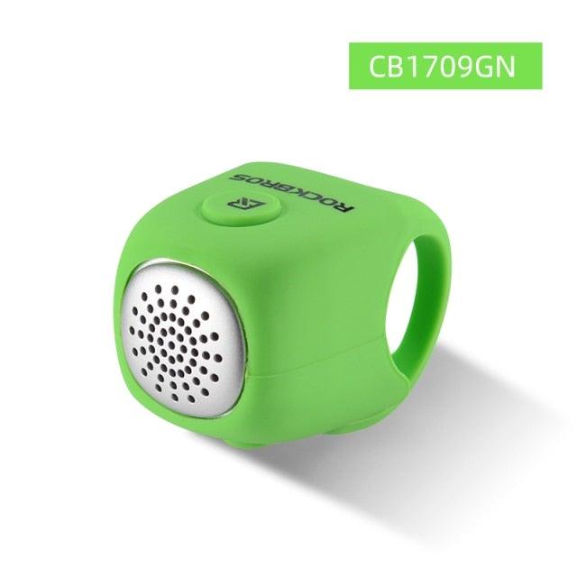 Lightweight Portable Bicycle Bell Electric Horn Mountain Bike Bell Accessories 90dB Cycling Handlebar Silica Gel Shell Electric Cycling Bells Water Resistant Cycling Bells Horn Loud Bicycle Horns Bicycle Accessories Stevvex