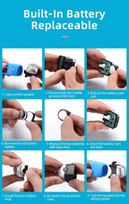 Lightweight Portable Bicycle Bell Electric Horn Mountain Bike Bell Accessories 90dB Cycling Handlebar Silica Gel Shell Electric Cycling Bells Water Resistant Cycling Bells Horn Loud Bicycle Horns Bicycle Accessories Stevvex