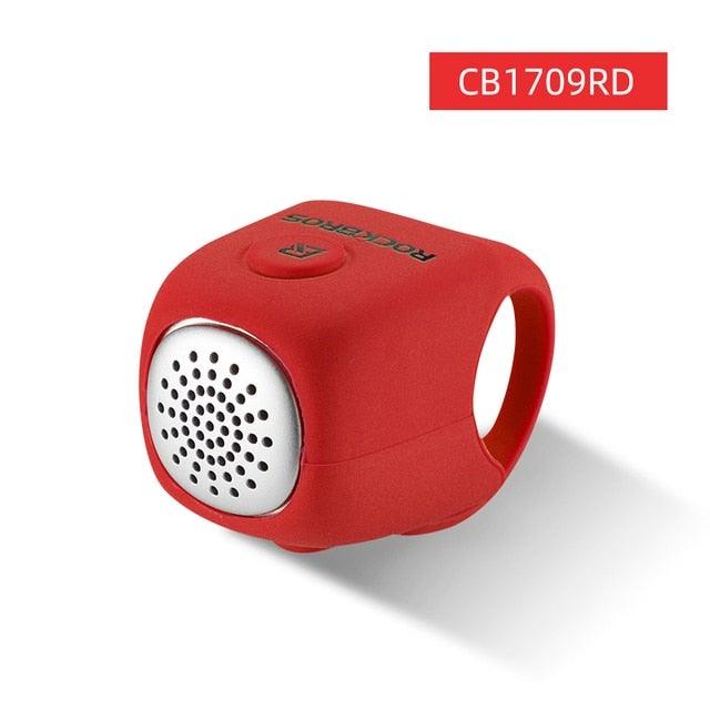 Lightweight Portable Bicycle Bell Electric Horn Mountain Bike Bell Accessories 90dB Cycling Handlebar Silica Gel Shell Electric Cycling Bells Water Resistant Cycling Bells Horn Loud Bicycle Horns Bicycle Accessories Stevvex