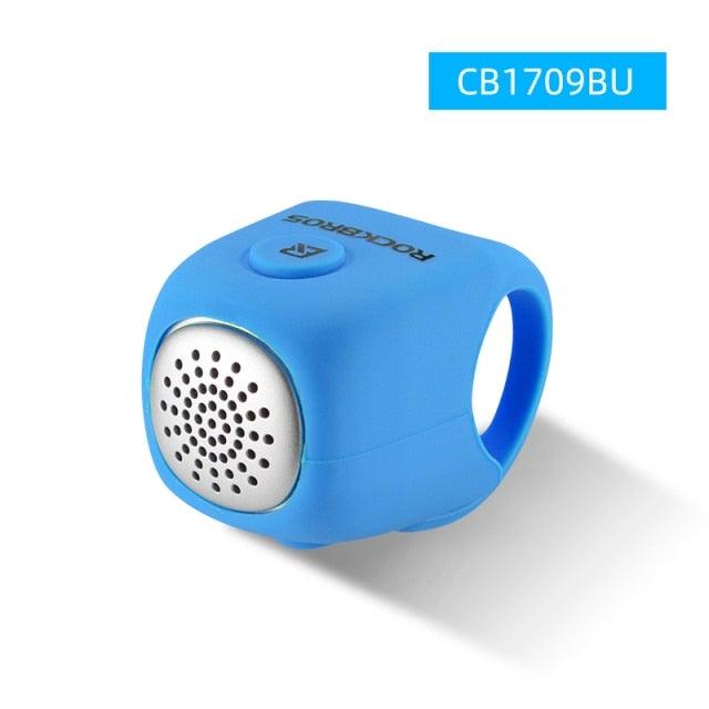 Lightweight Portable Bicycle Bell Electric Horn Mountain Bike Bell Accessories 90dB Cycling Handlebar Silica Gel Shell Electric Cycling Bells Water Resistant Cycling Bells Horn Loud Bicycle Horns Bicycle Accessories Stevvex