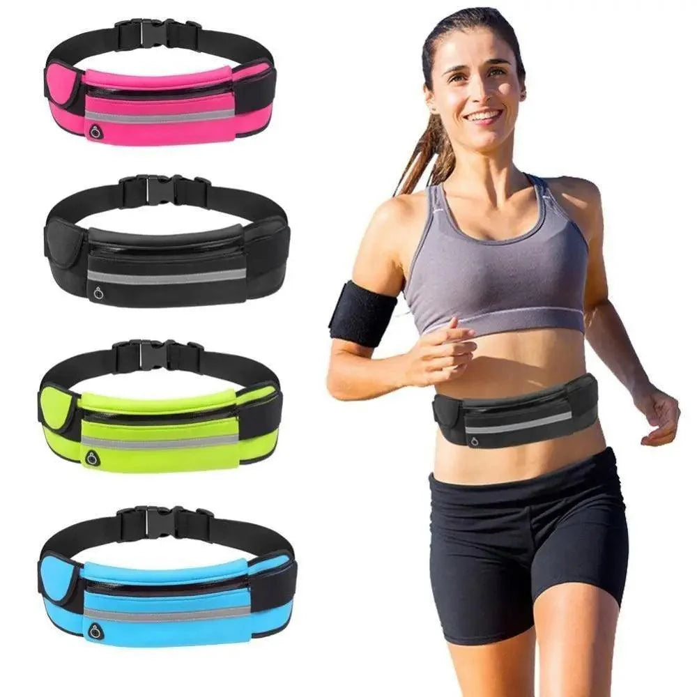 Lightweight Sports Running Waist Bag Unisex Belt Bag Waterproof Fanny Pack Bright Colors Fitness Workout Waist Bag Stevvex