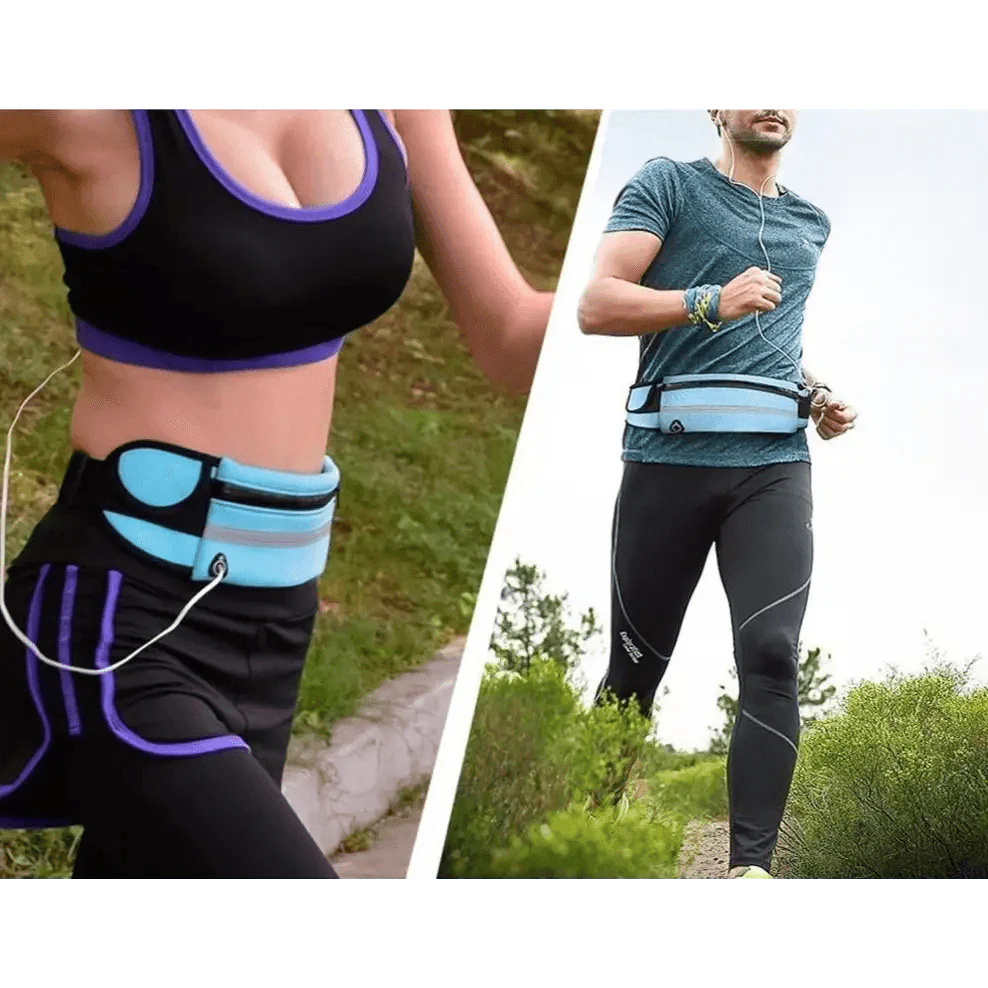 Lightweight Sports Running Waist Bag Unisex Belt Bag Waterproof Fanny Pack Bright Colors Fitness Workout Waist Bag Stevvex