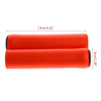 Lightweight Super Light Silicone Non-Slip Shock Absorption Road Handle Bike Parts Silica Gel Super Light Anti-Skid Shock Proof Handle Bar Locking Grips Cycling Grips Accessory Stevvex