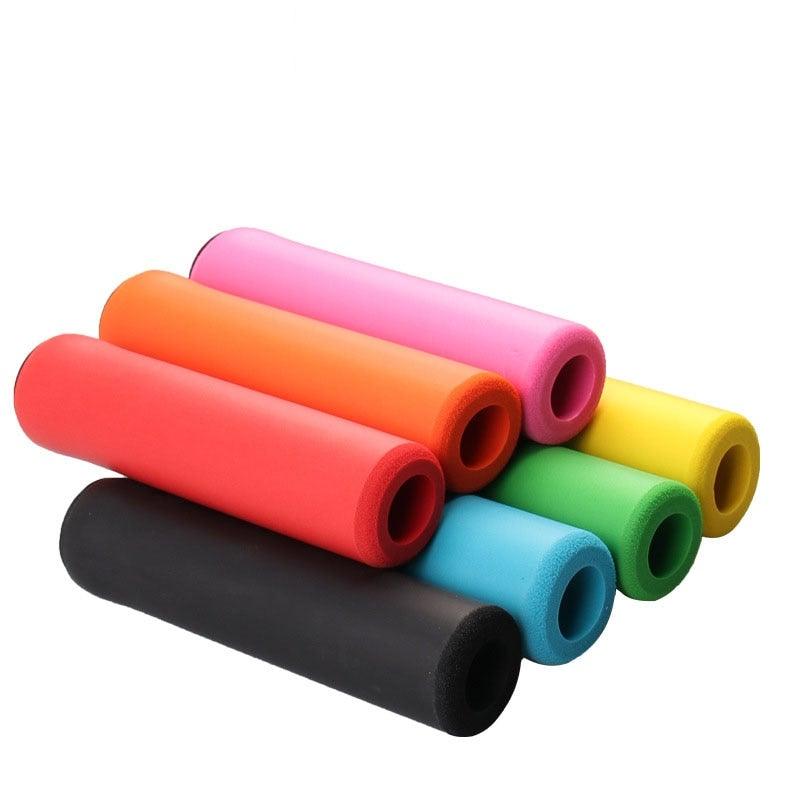 Lightweight Super Light Silicone Non-Slip Shock Absorption Road Handle Bike Parts Silica Gel Super Light Anti-Skid Shock Proof Handle Bar Locking Grips Cycling Grips Accessory Stevvex