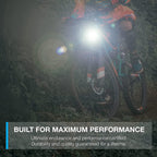 Lightweight USB Rechargeable Bike Light Set Super Bright Front Headlight And Rear LED Bicycle Light 4 Light Mode Options USB Rechargeable Bike Light Set LED Bicycle Front Headlight And Rear Taillight Lithium Battery 650mAh Stevvex