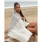 Linen Cotton Blend Wrap Scarf BandsCo Straps