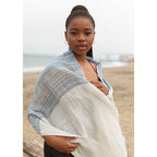 Linen Cotton Blend Wrap Scarf BandsCo Straps