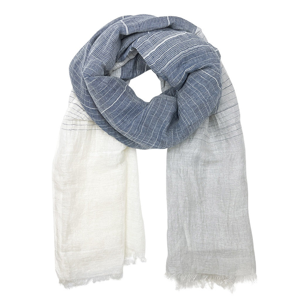 Linen Cotton Blend Wrap Scarf BandsCo Straps