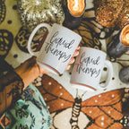 Liquid Therapy Ceramic Mug 16oz Relaxing Coffee Tea Cup Gift For Stress Relief