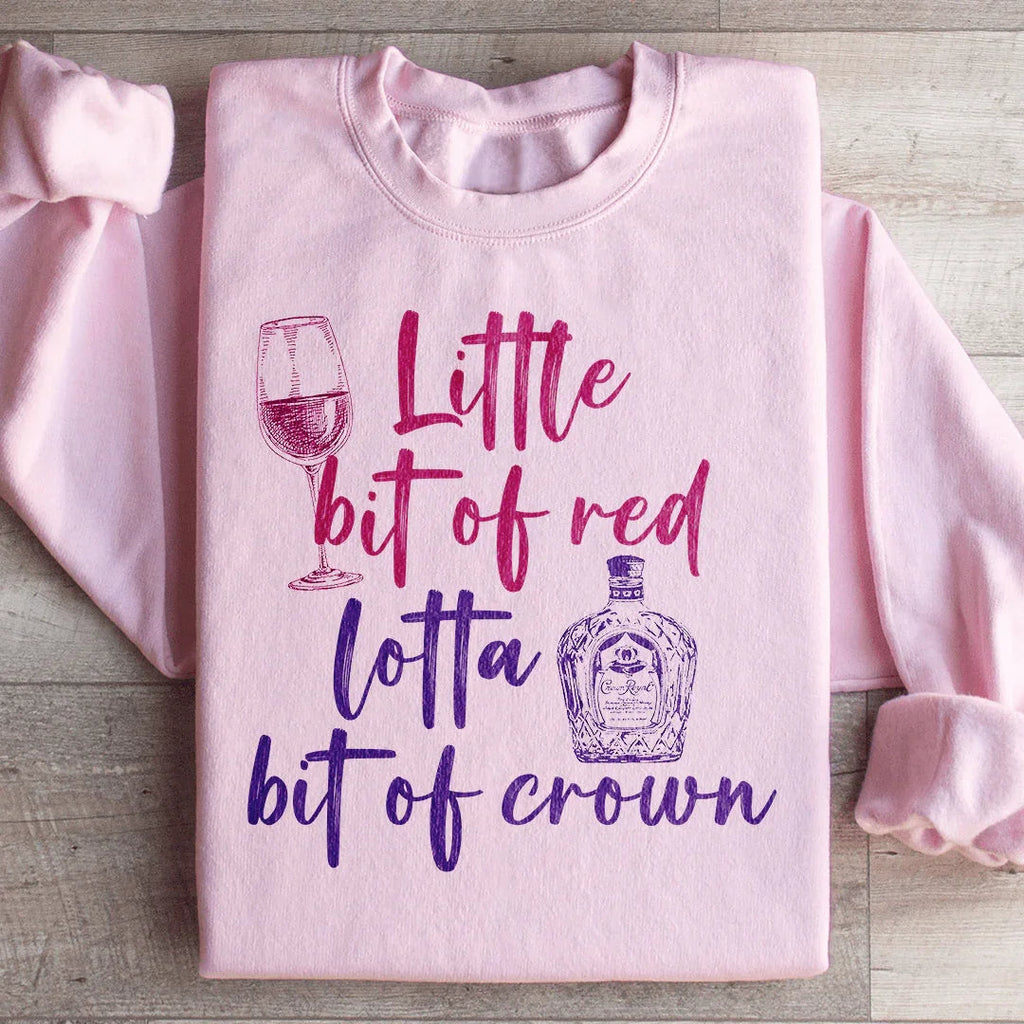 Little Bit Of Red Sweatshirt Peachy Sunday
