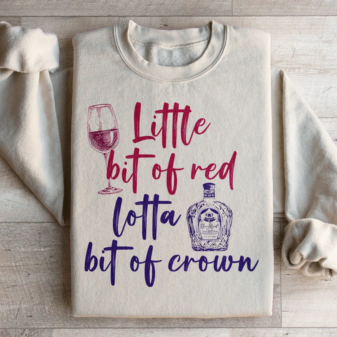Little Bit Of Red Sweatshirt Peachy Sunday