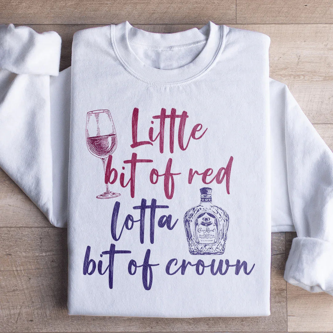 Little Bit Of Red Sweatshirt Peachy Sunday
