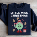 Little Miss Christmas Sweatshirt Peachy Sunday