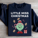 Little Miss Christmas Sweatshirt Peachy Sunday