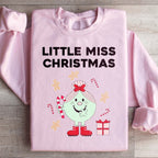 Little Miss Christmas Sweatshirt Peachy Sunday