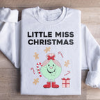 Little Miss Christmas Sweatshirt Peachy Sunday