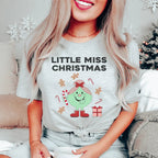 Little Miss Christmas Tee Peachy Sunday